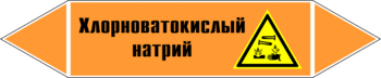 Маркировка трубопровода "хлорноватокислый натрий" (k10, пленка, 716х148 мм)" - Маркировка трубопроводов - Маркировки трубопроводов "КИСЛОТА" - Магазин охраны труда ohranatruda-shop.ru