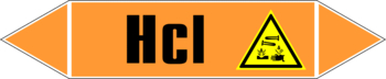 Маркировка трубопровода "hcl" (k11, пленка, 252х52 мм)" - Маркировка трубопроводов - Маркировки трубопроводов "КИСЛОТА" - Магазин охраны труда ohranatruda-shop.ru