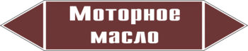 Маркировка трубопровода "моторное масло" (пленка, 252х52 мм) - Маркировка трубопроводов - Маркировки трубопроводов "ЖИДКОСТЬ" - Магазин охраны труда ohranatruda-shop.ru