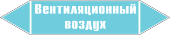 Маркировка трубопровода "вентиляционный воздух" (пленка, 507х105 мм) - Маркировка трубопроводов - Маркировки трубопроводов "ВОЗДУХ" - Магазин охраны труда ohranatruda-shop.ru